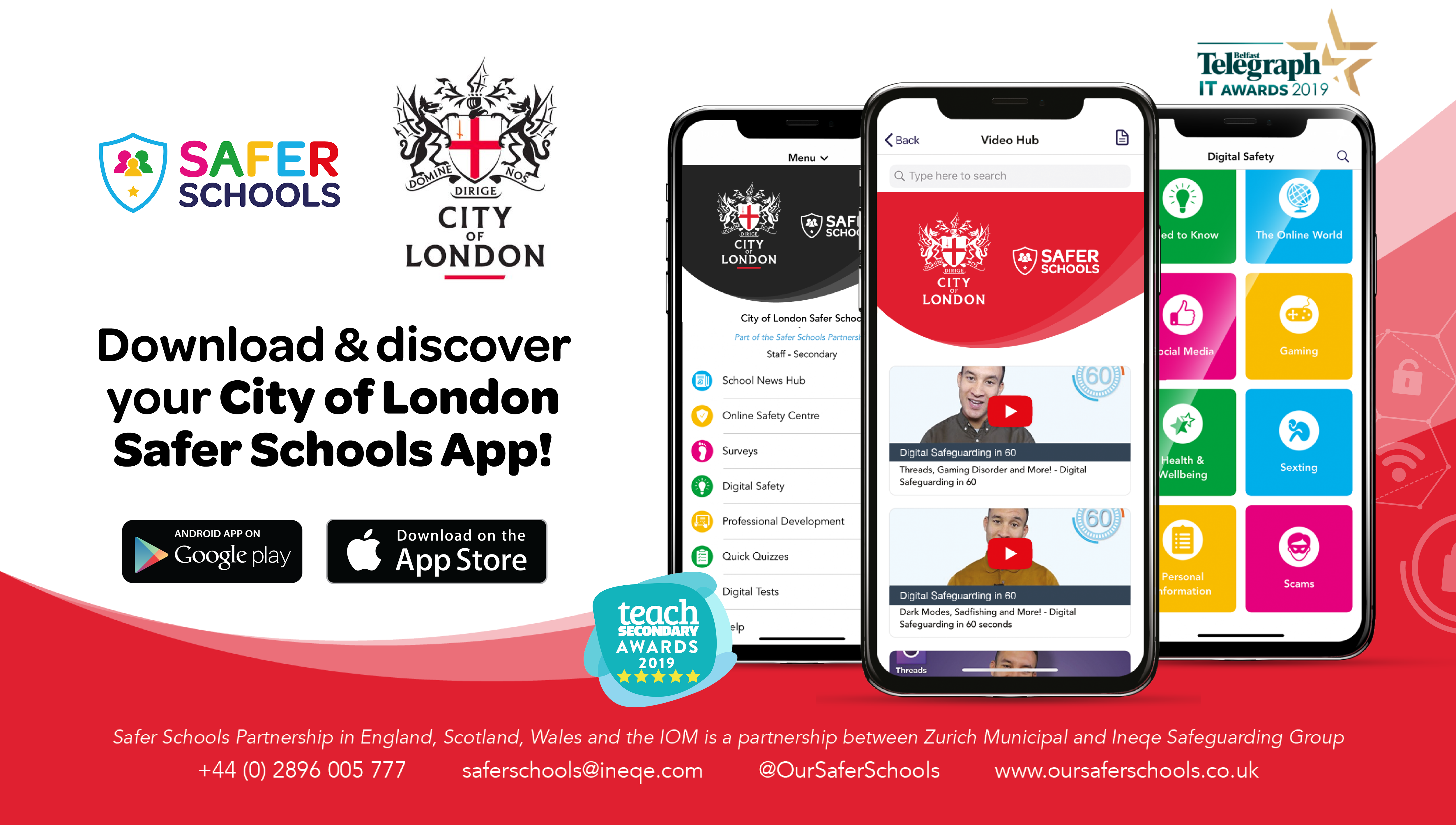 Download and discover your City of London Safer Schools App
