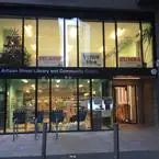 The front entrance of Artizan Library