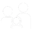 Couple stood behind child