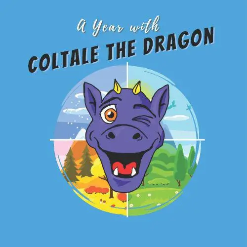Coltale The Blue Dragon's face is winking