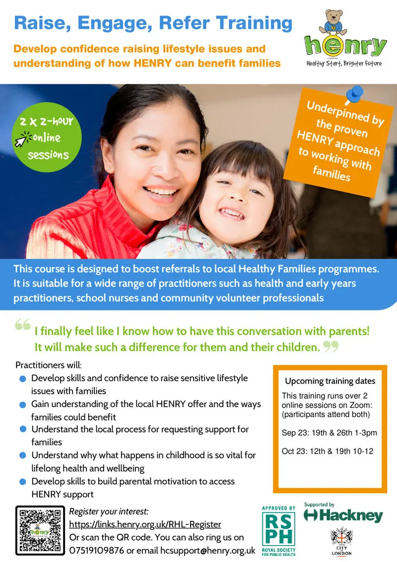 Raise, Engage, Refer Training for Early Years practitioners 