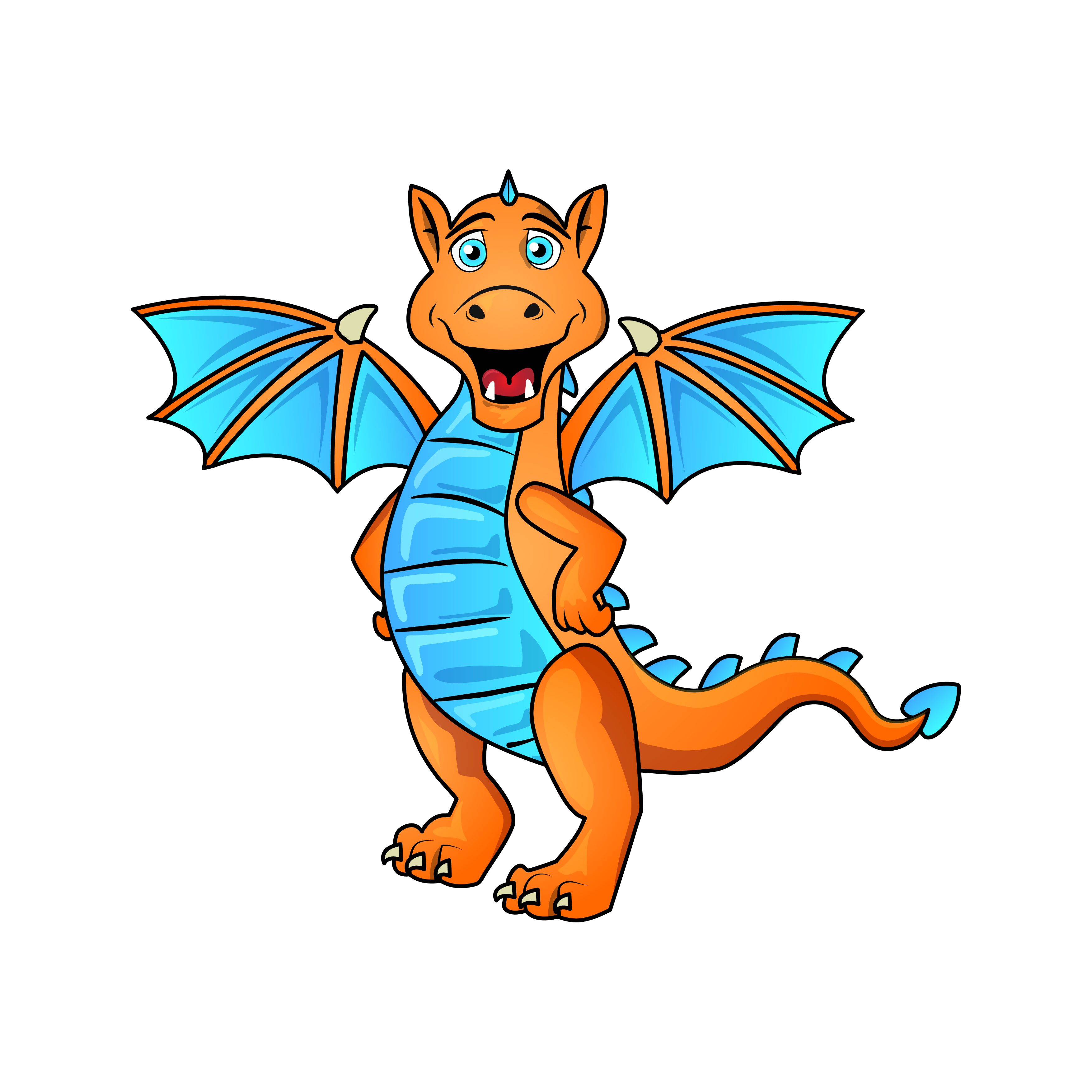 Coltale the dragon and mascot of the Education Team