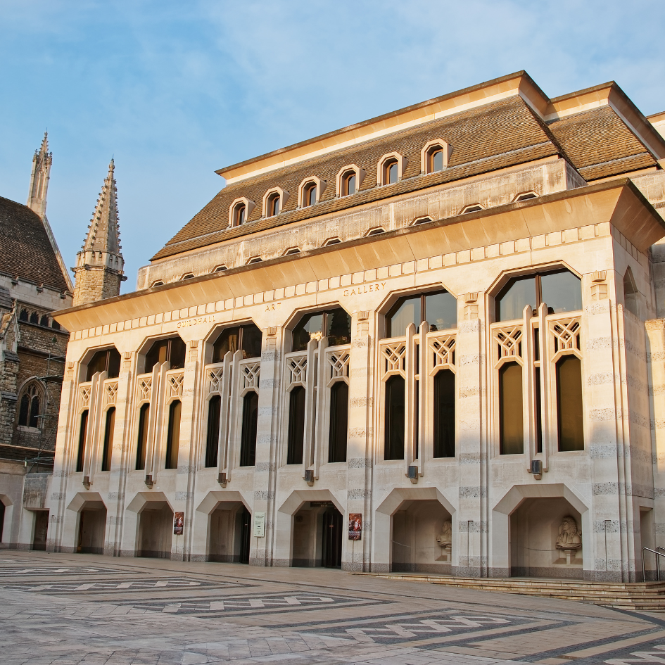 Facade of Guildhall Art Gallery