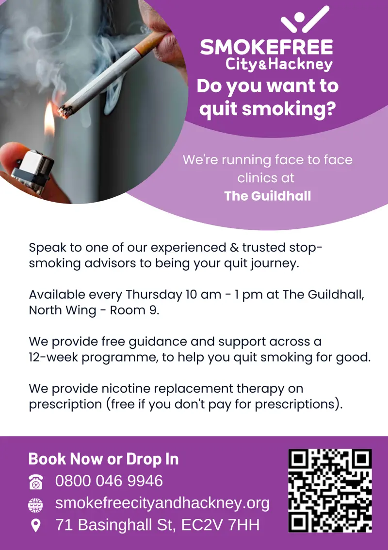 Guildhall Face to Face Clinic Promo External A4
