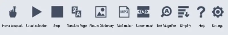 ReachDeck icons tool bar
