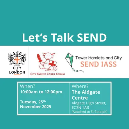 Let's Talk SEND poster