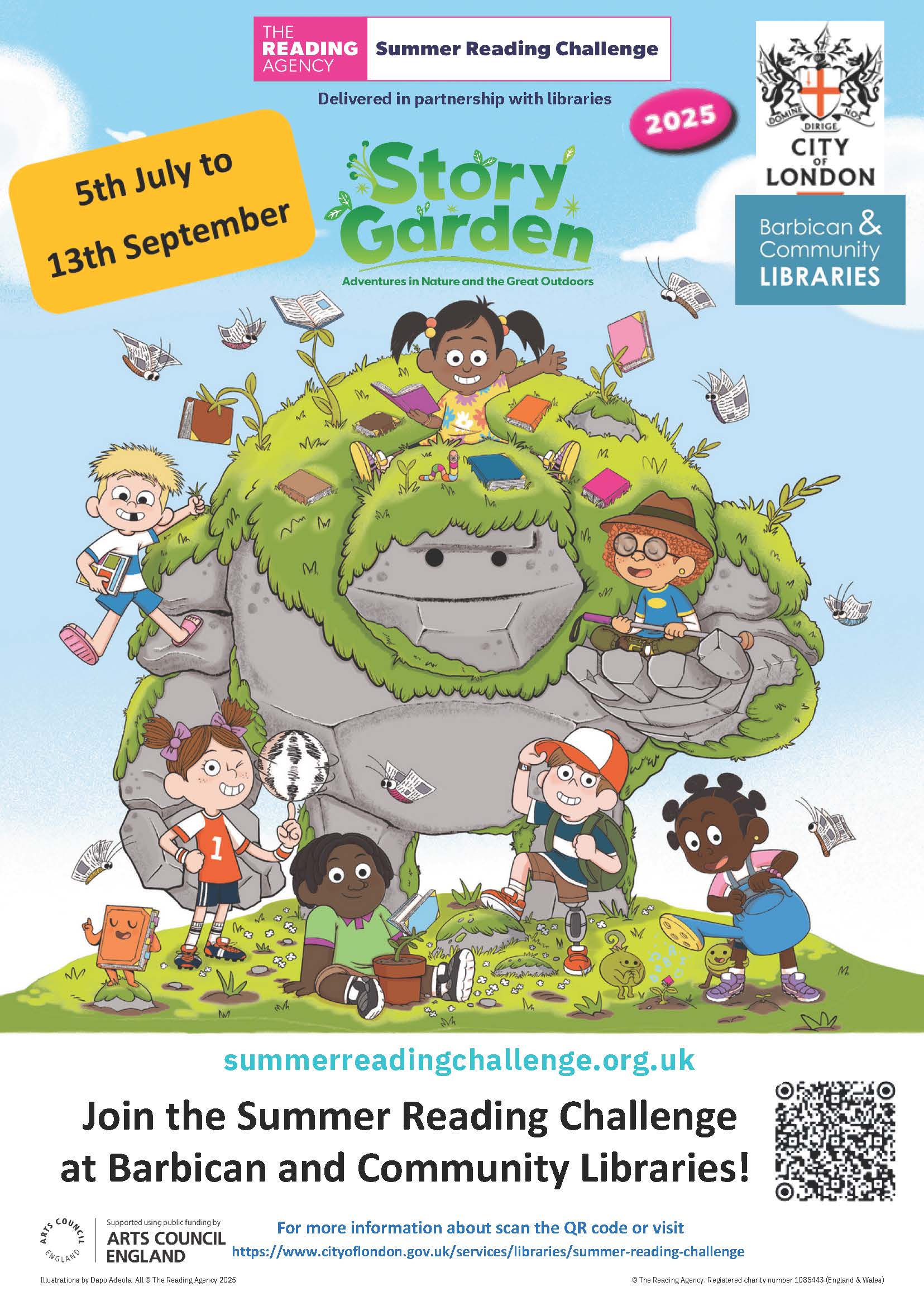 Summer Reading Challenge Poster 2025