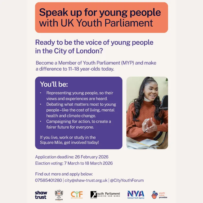 UK Youth Parliament poster